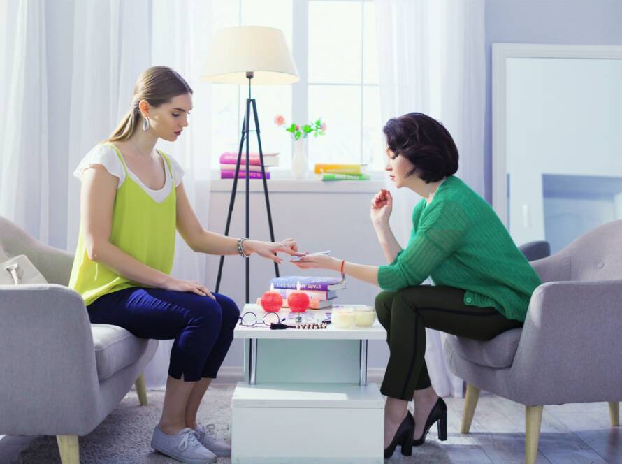 Therapist working on psychotherapy marketing strategy to attract high-value clients